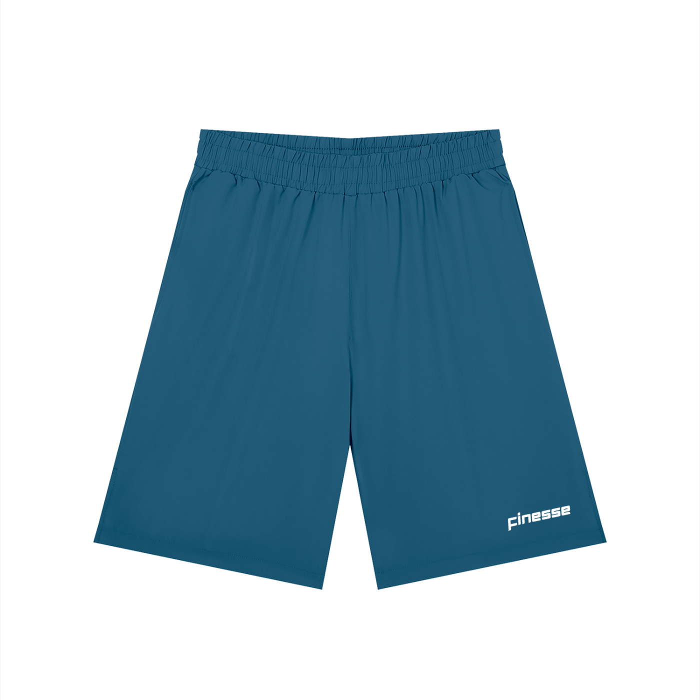 Men’s Solid Elastic Waist Shorts