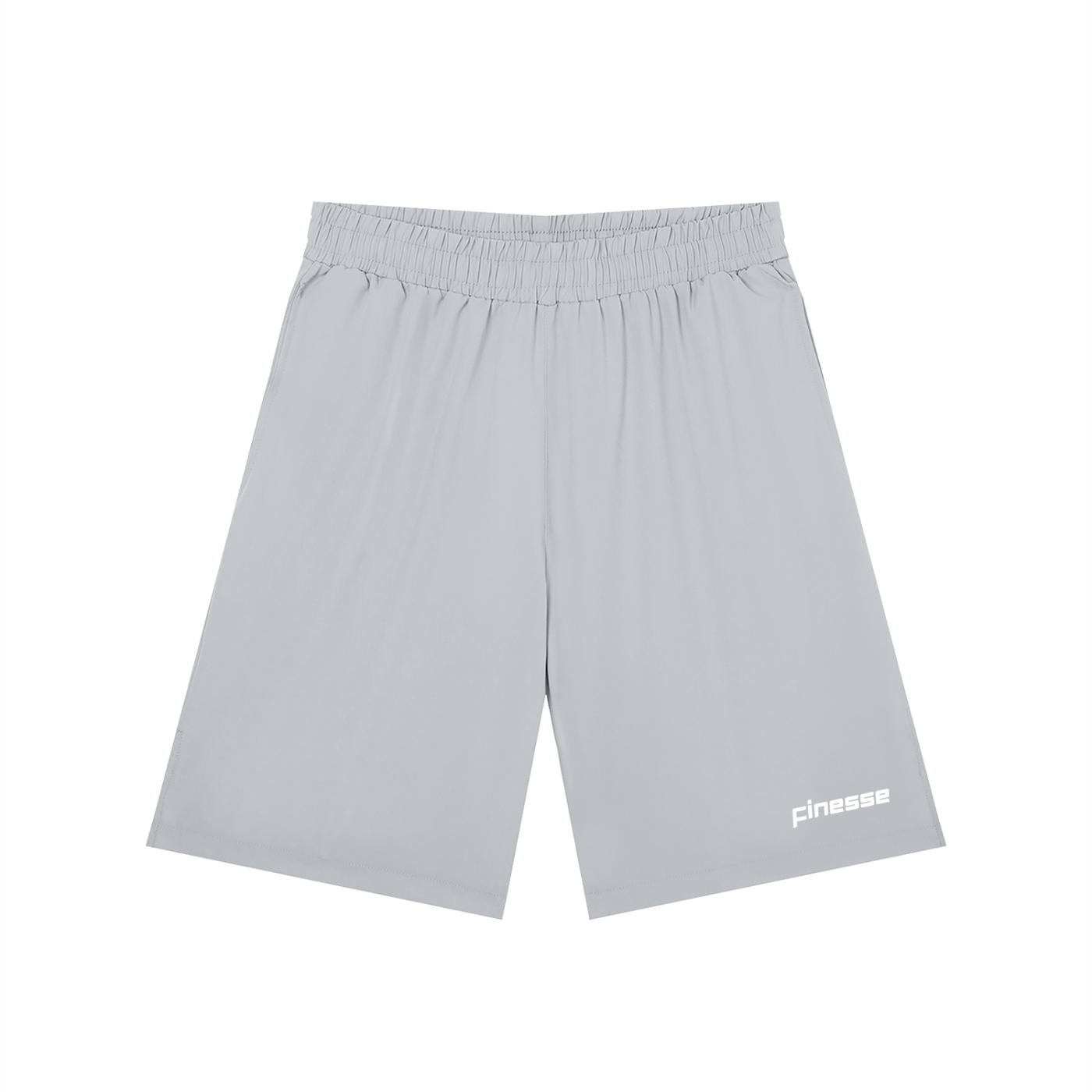 Men’s Solid Elastic Waist Shorts