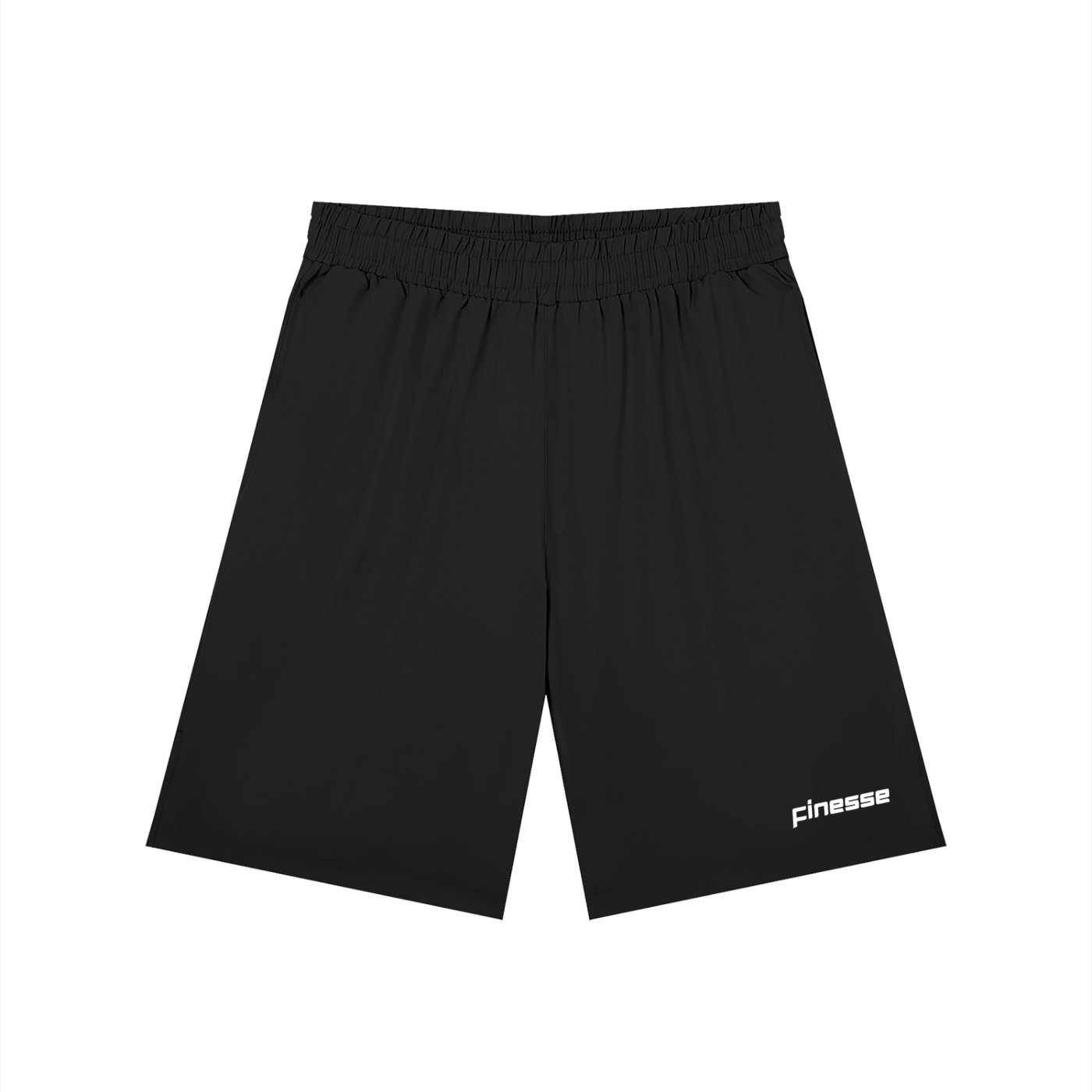 Men’s Solid Elastic Waist Shorts